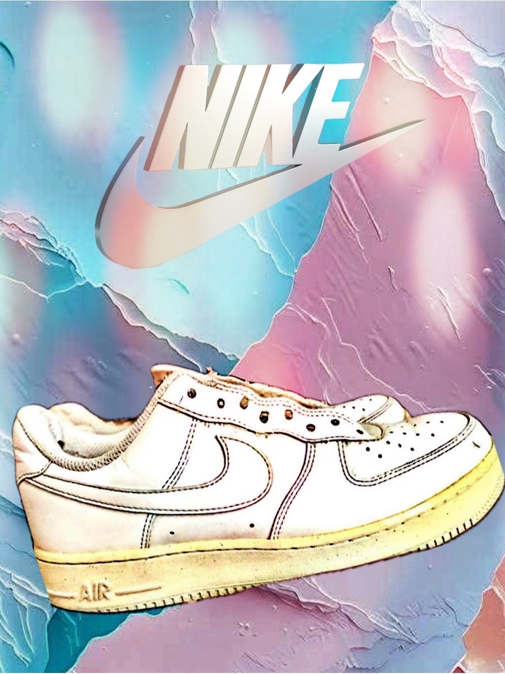 Nike White Air Force 1 Low Sneakers